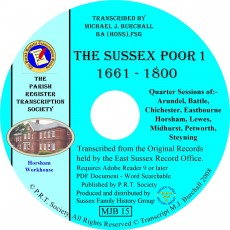 Sussex Poor  1661-1800